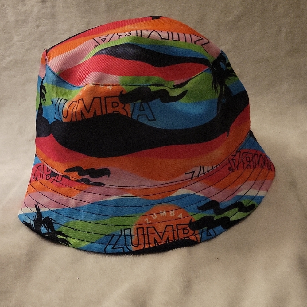 Colorful Zumba Bucket Hat One Size.